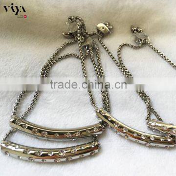 Viya New Design 925 Sterling Silver Bracelet Monica Bracelet With Diammonds photo-3