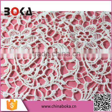 China wholesale cheap water soluble lace fabric with flowers