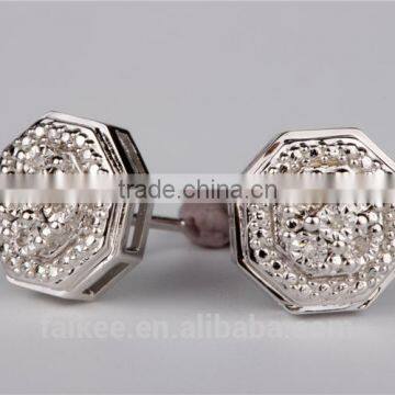 2015 Smart Earring Designs 925 Silver Sterling Brand Name Silver Jewelry