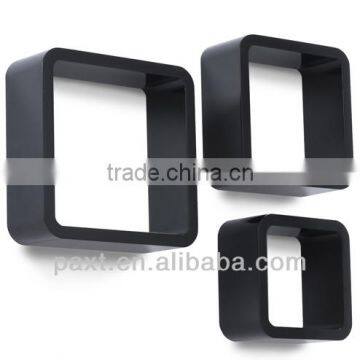 Home Decoration Wooden Wall Cube Shelf Design photo-5