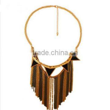 Long tassel Women Necklace Pendant big Colar Jewelry Choker Fashion Chockers Necklace For colar women body chains
