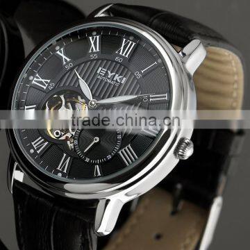 Black Men Fashion Dress Watch Mechanical Automatic Movement WM350