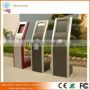 17",19", 22" touch screen information steel kiosk manufacturers