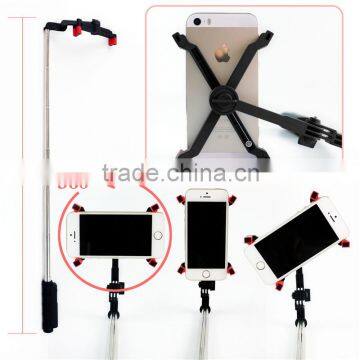 new wireless monopod selfie stick with bluetooth shutter button