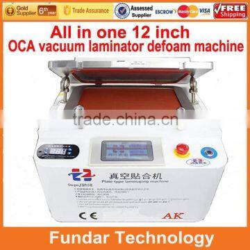 All in One 12 inch Vacuum OCA Laminating Machine Adhesive Remover Debubbler Integrated LCD Repair Machine