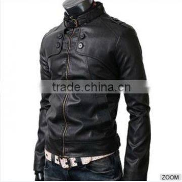 Hot selling biker style leather jacket