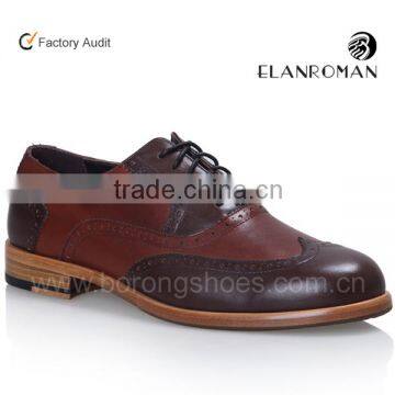 High quality leather shoes men brogues shoes men leather dress shoes