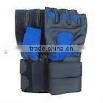 Leather weight lifting gloves/WB-BBG2323