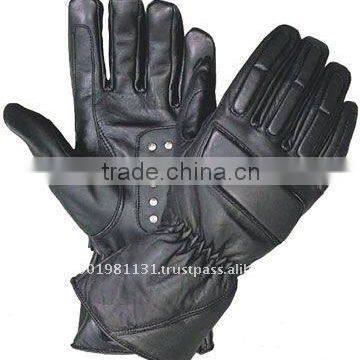 motorbike leather gloves