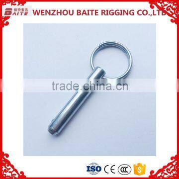 Cable tie China Manufacturer M8 Zinc plated Locking pin, hitch pin ,roldign-up pin ,clip single winded