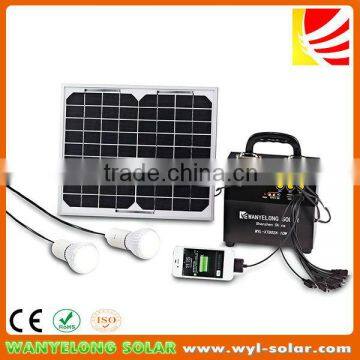 -Portable customized logo 10w economical home solar kit