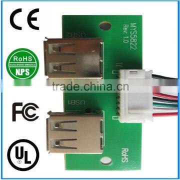 2 USB 2.0 USB header PCB motherboard cable