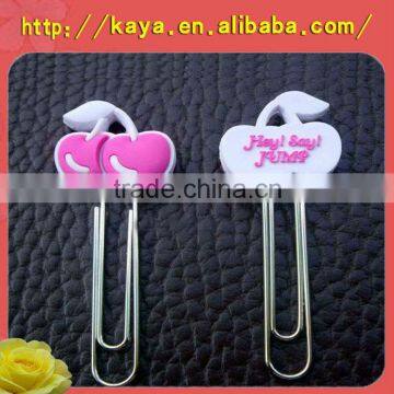 Cute design promotional gift paper clip bookmark