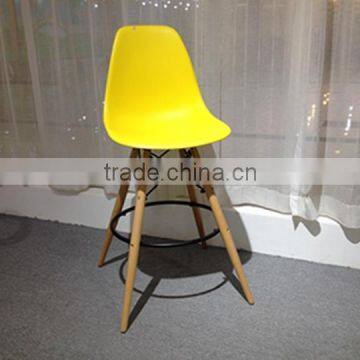 Wholesale Economical High Back Vintage Plastic Wooden Stool/ Bar Stools/bar Chair HYX-505