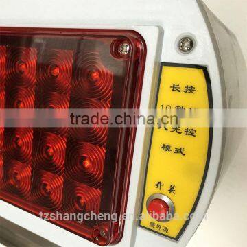 New Design High Power Traffic Solar Warning Light Double Side Solar Traffic Light photo-3