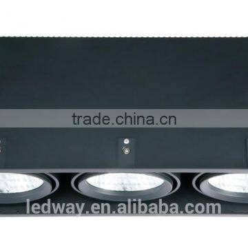 3*60W LEDWAY LED Indoor Three-head Slim Trim Grille Spot Lamp Without Decoration Plat IP20