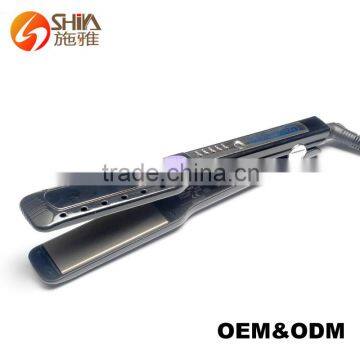 Professional LED titanium ceramic personalized her styler hair straightener hair flat iron 878