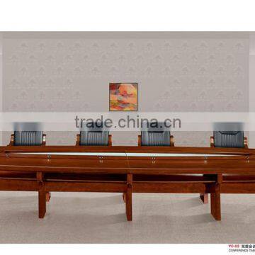 Long big wooden conference table YC-02