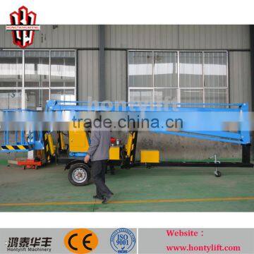 china supplier offers new design 10m spider man arm boom lift pickup truck sky boom lift