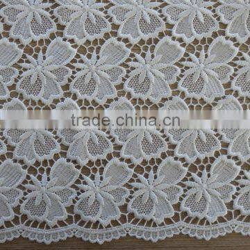 2015 New Style 100% polyester chemical lace fabric