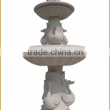 Granite Hand Carved Stone Water Pot for Building Construction