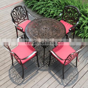 All Weather Bronze Black White Elizabeth European Style Heavy Duty Cast Aluminum Outdoor Garden Furniture                        
                                                Quality Choice