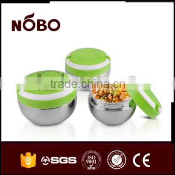 plastic lid polishing stainless steel body stainless steel bento lunch box