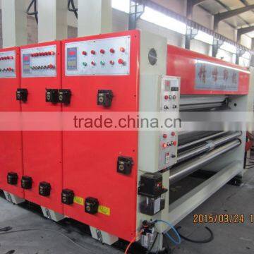 Semi-automatic high speed flexo corrugated box printing slotting rotary die cutting creasing machine