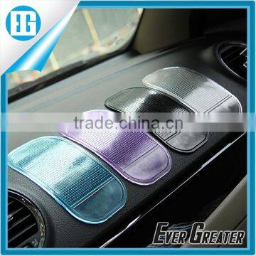 Pure color transparent anti slip rubber mat Car Dashboard Adhesive Mat for Cell Phone Cd,colorful mobile phone anti-slip mat