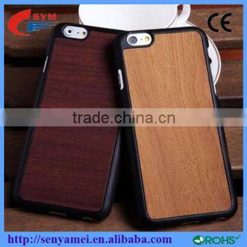 Wood Grain Plastic Case Low Price Phone Case for Iphone 6/6s cheap