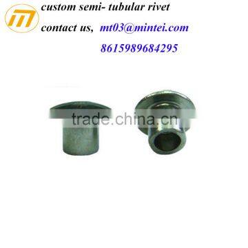 custom semi tubular rivet