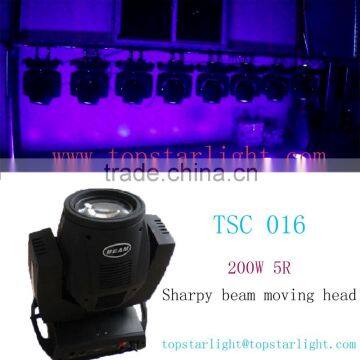 (300pcs stock big promotion)200w 5r beam sharpy 200 beam moving head light / sharpy beam 200w