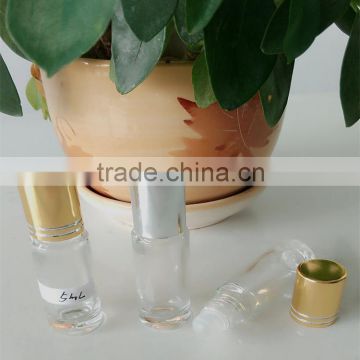 5ml roll on clear glass bottle/glass vial