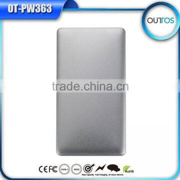 New arrival super thin polymer battery charger power bank 3600mah
