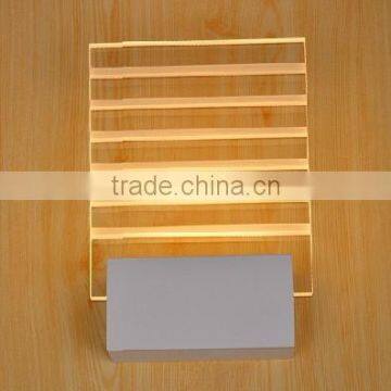 Special square White acrylic & matal led wall lamp for bedroom/hotel energyy saving light source wholesaler