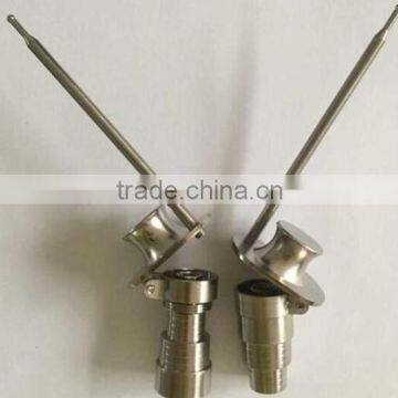 2016 New 6 in 1& 4 in 1 titanium nail with gegentleman hat carb cap 10mm 14mm 18mm adjustable gegentleman titanium nail cap male