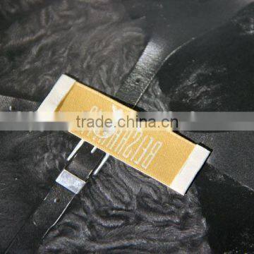 customized factory derect unique woven white label for shoes