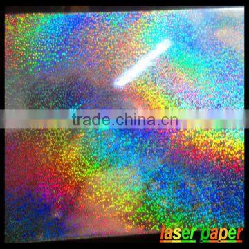 China hot sale holographic laser paper for wrapping