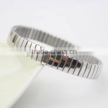 High Quality Silver Claw Chain Stainless Steel Elastic Bracelet