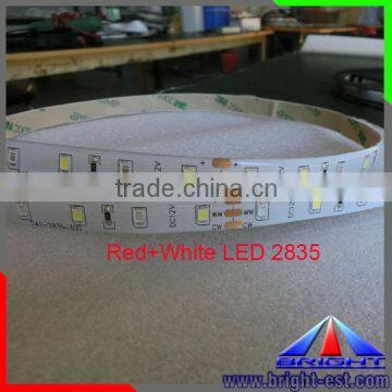 White and Red 2835SMD LED Strip 8mm Width 12W/m photo-6