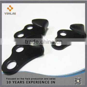 Metal shoe hooks with two holes