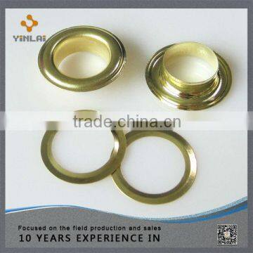 Standard round metal eyelets with washer for garments