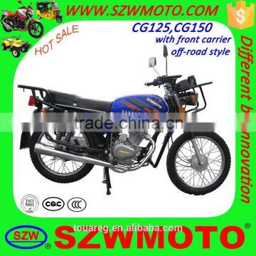 HOT SALE in Africa Economic and off Road CG KING CG125 CG150 Street Motorcycle With Front Carrier