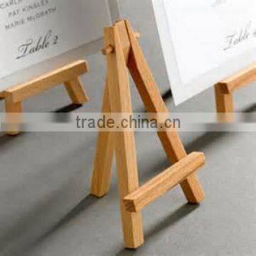 Simple Wooden easel drawing Rack Stand with Custom Color Design