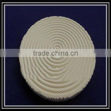 Honeycomb ceramic cordierite plate