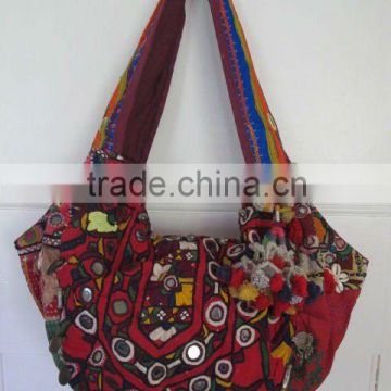 vintage sari hand bags