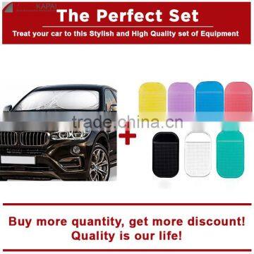 The Perfect Set Car Front Windshield Sunshade+Anti-Slip Pad