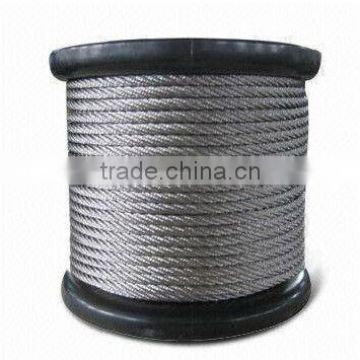 factory stainless steel wire rope for crane/crane steel wire rope