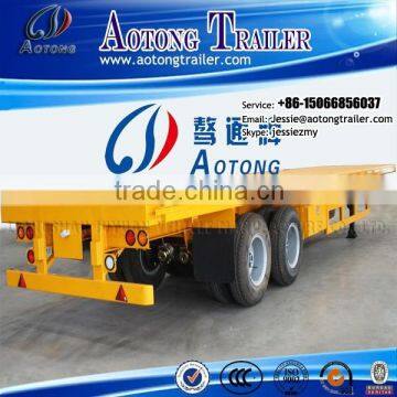 Hot Sale Aotong Brand 2 Axles / 3 Axles Container Semi Trailer for 40ft/45ft/20ft Container