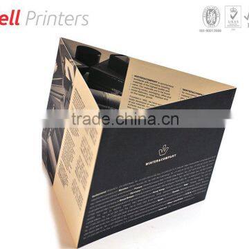 Tri-fold promotional pamphlet hi quality printing from India